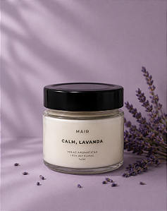 Vela Calm, Lavanda CLASSIC - Lavanda e Baunilha