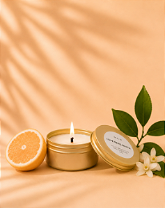 Vela Love Bergamota TRAVEL - Mexerica e Neroli