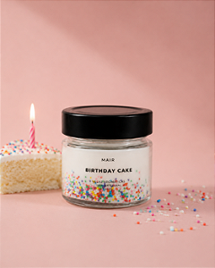 Vela Birthday Cake CLASSIC - Marshmallow e Baunilha