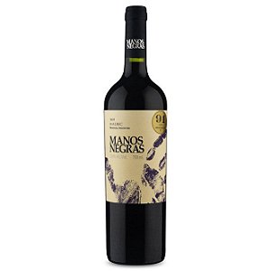 Vinho Argentino Tinto Meio Seco Manos Negras Malbec 2019 750ml