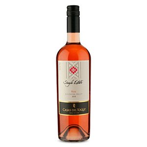 Vinho Chileno Rosé Seco Cabernet Sauvignon Single Estate Casas del Toqui D.O. 750ml