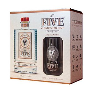 At Five London Dry Gin Gift Edition 750ml