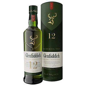 Whisky Escocês Glenfiddich 12 anos Single Malt 750ml