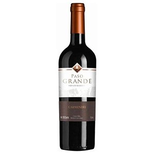 Vinho Chileno Fino Tinto Meio Seco Carménère Paso Grande Private Reserve 750ml