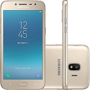 Galaxy J2 Pro Dual Chip Android 7.1 Tela 5" Quad-Core 1.4GHz 16GB 4G Câmera 8MP - Dourado