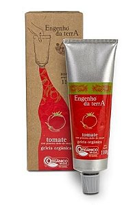 Bisnaga de geleia de tomate com pimenta dedo-de-moça orgânico Engenho da Terra 110g