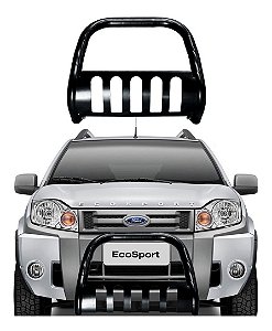 Quebra Mato Ecosport 2003 A 2012 Com Protetor Preto