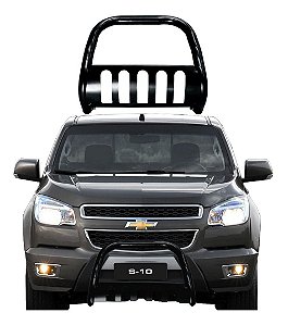Parachoque De Impulsão S10 S-10 2020 A 2020 C/protetor Preto