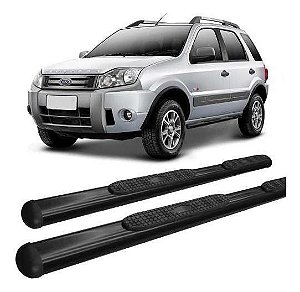 Estribo Tubolar Oval Preto Ford Ecosport