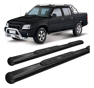 Estribo S10 1995 A 2011 Oval Oblongo Preto C/d