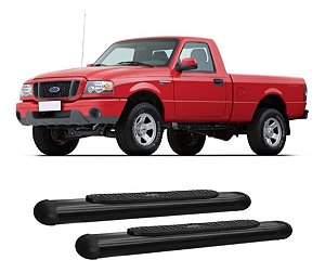 Estribo Ranger 1995 A 2012 Oval Oblongo Preto C/s