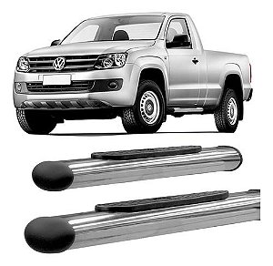 Estribo Amarok Oval Oblongo Cromado C/s Cabine Simples