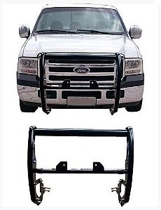 Quebra Mato Com Suporte Guincho Preto S/protet De Farol F250