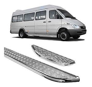 Estribo Sprinter 413 Par Chapa Cromado