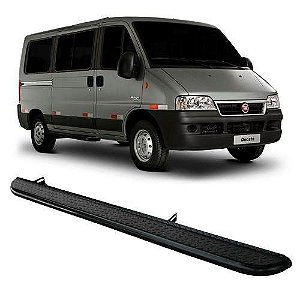 Estribo Ducato Fiat Preto Lateral Lado Passageiro Teto Baixo