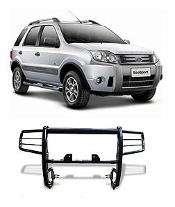 Quebra Mato Ecosport 2005 C/protetor De Farol Preto
