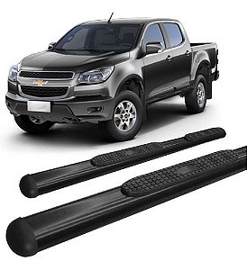 Estribo S10 2012 A 2020 Oval Oblongo Preto C/d