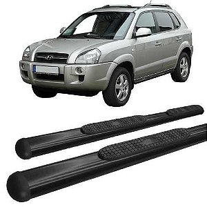 Estribo Oval Tucson 2005 A 2016 Preto