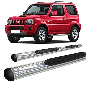 Estribo Lateral Suzuki Jimny Oblongo Oval Cromado