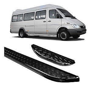 Estribo Sprinter 313 Par Chapa Preto