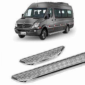 Estribo Sprinter 515 Par Chapa Cromado