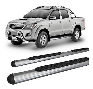 Estribo Oval Oblongo Grafite Hilux 2005 Até 2015
