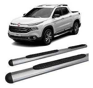 Estribo Toro Modelo Oval Grafite - Estribo Lateral Fiat Toro