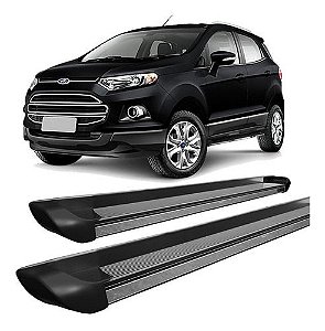 Estribo Lateral  Ecosport Plataforma 2003 A 2012 Preto