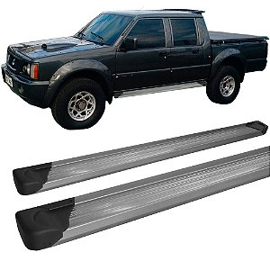 Estribo L-200 Gl/gls  Plataforma De Alumínio Prata C/dupla