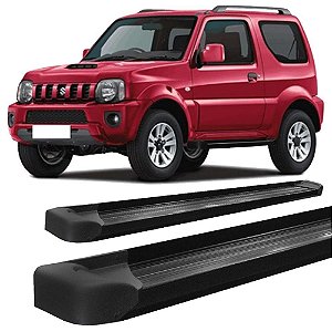 Estribo Lateral Suzuki Jimny Plataforma De Alumínio Preto