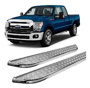 Estribo F-250 99 A 11 Chapa Cabine Simples Cromado F250