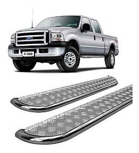 Estribo F-250 Chapa Cabine Dupla 99 A 11 Cromado 3 Pole F250