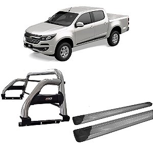 Kit Santo Antonio H2 Estribo Plataforma S10 12/2020 C/D Cromado