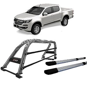 Kit Santo Antonio Duplo Estribo Original S10 12/2020 C/D Cromado