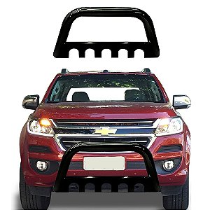 Para-Choque de Impulsão S10 12 a 2020 Preto C/Protetor Carter