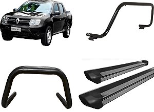 Kit Quebra Mato Estribo Personalizo Santo Antônio Oroch Preto