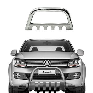 Para-choque de impulsão Amarok todos anos Cromado com Chapa