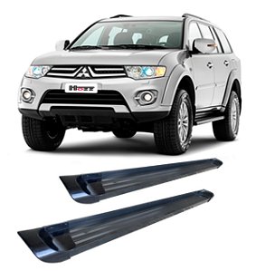 Estribo Pajero Dakar Alumínio P1 Preto 2011 ate 2020