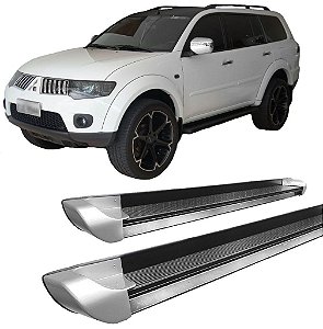 Estribo Pajero Dakar Personalizado Prata 2011 ate 2020