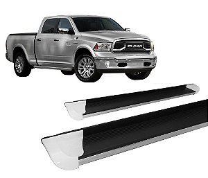 Estribo Personalizado C Ponteira Branca Para Dodge Ram 2012 2020