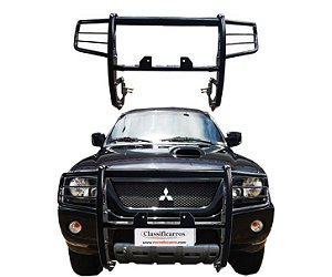 Para-choque De Impulsão L200 Sport 05/2012 Sup Guincho Preto