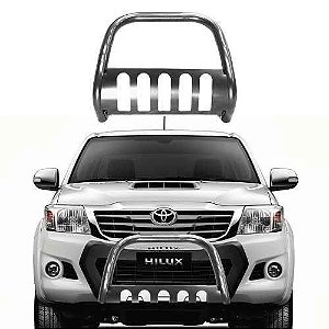 Para-choque De Impulsão Hilux 2005 A 2015 C/protetor Cromado