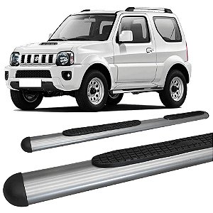 Estribo Lateral Suzuki Jimny Oblongo Oval Grafite