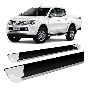 Estribo L200 Triton Nova Gls Sport 2017 Personalizado Branco