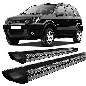 Estribo Alumínio Ecosport 2003 A 2012 Personalizado Preto