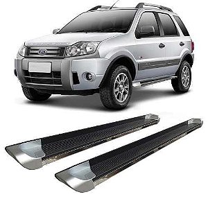 Estribo Alumínio Ecosport 2003 A 2012 Personalizado Prata