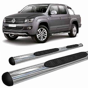 Estribo Oval Amarok 2010 A 2020 Cabine Dupla Cromado