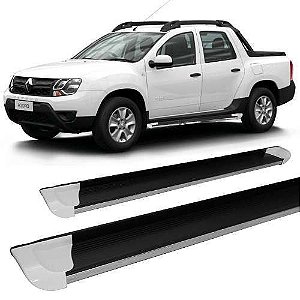 Estribo Duster Oroch 2015 A 2017 Personalizado Branco