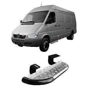 Estribo Sprinter 413 Lado Motorista Chapa Cromado
