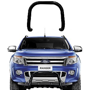 Para-Choque de Impulsão Ranger 13 a 2020 Preto S/Barra